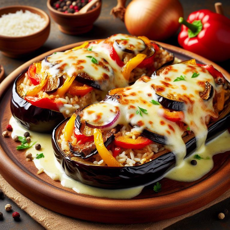 Read more about the article Roasted Eggplant with Vegetables and Eggs Recipe