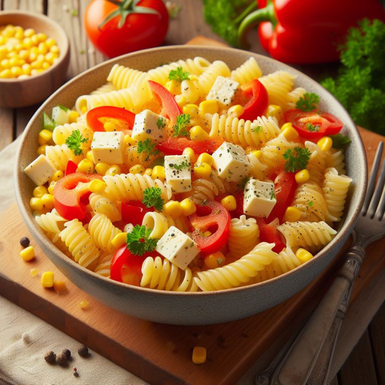 Read more about the article Pasta Salad with Cheese and Vegetables Recipe