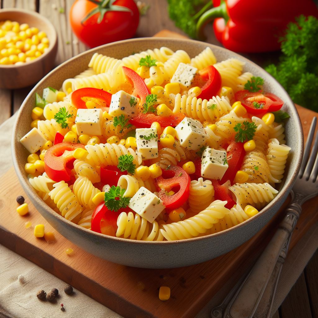 You are currently viewing Pasta Salad with Cheese and Vegetables Recipe