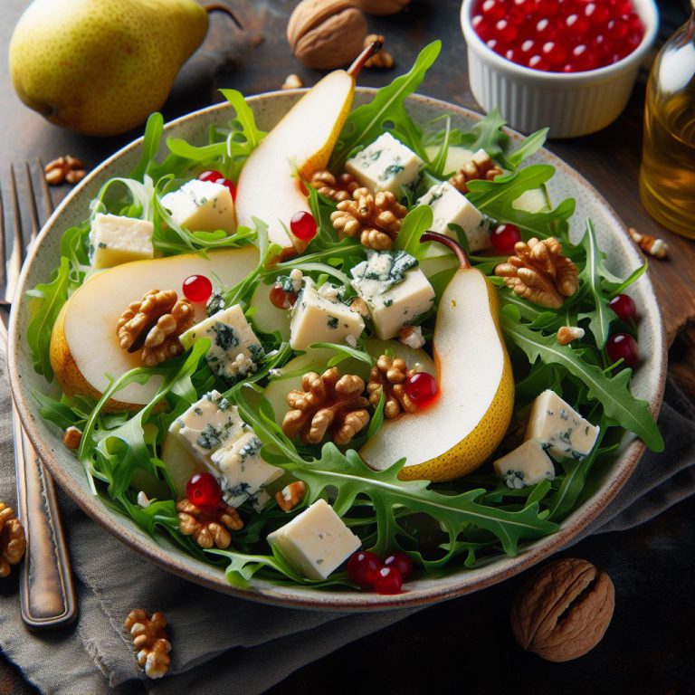 Read more about the article Salad with Arugula, Pear and Blue Cheese Recipe