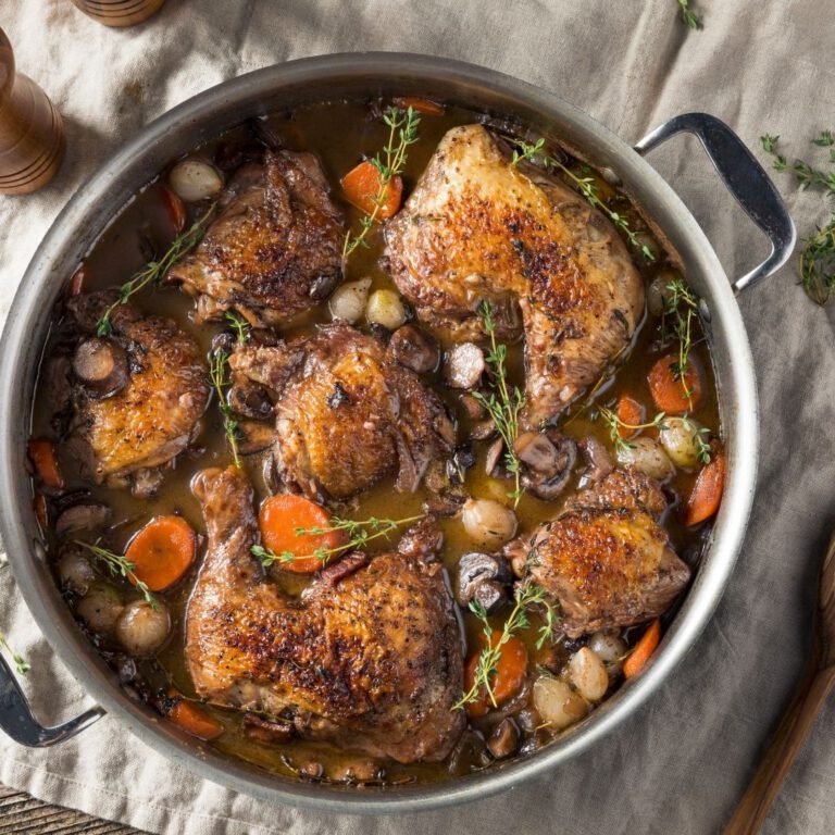 Read more about the article Chicken in Red Wine Recipe