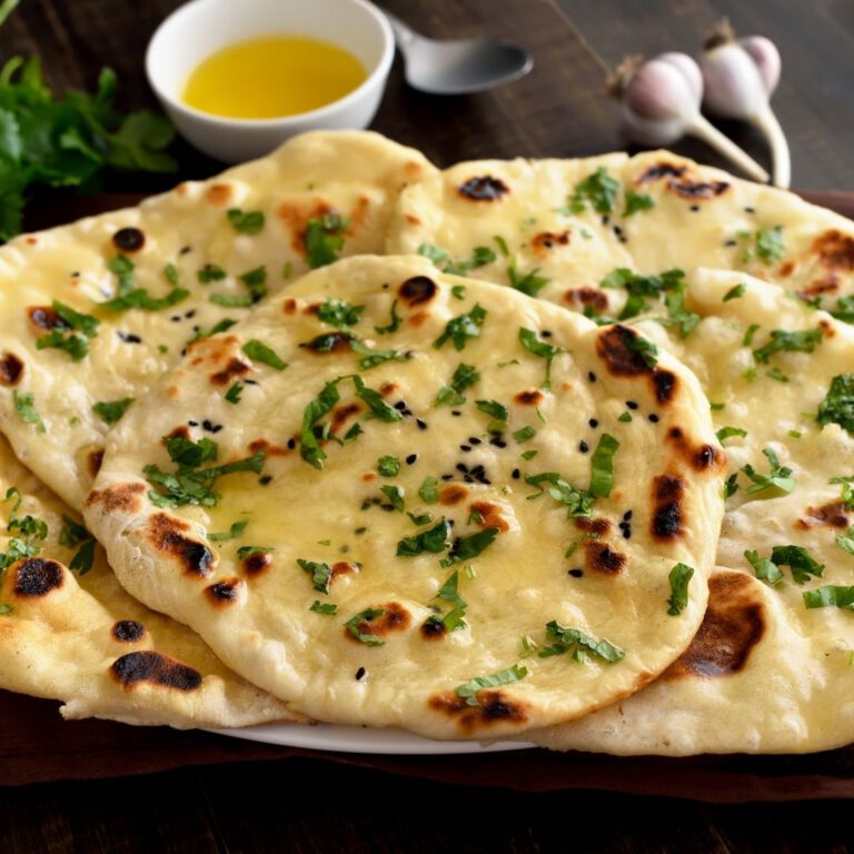 Read more about the article Garlic Naan Bread Recipe