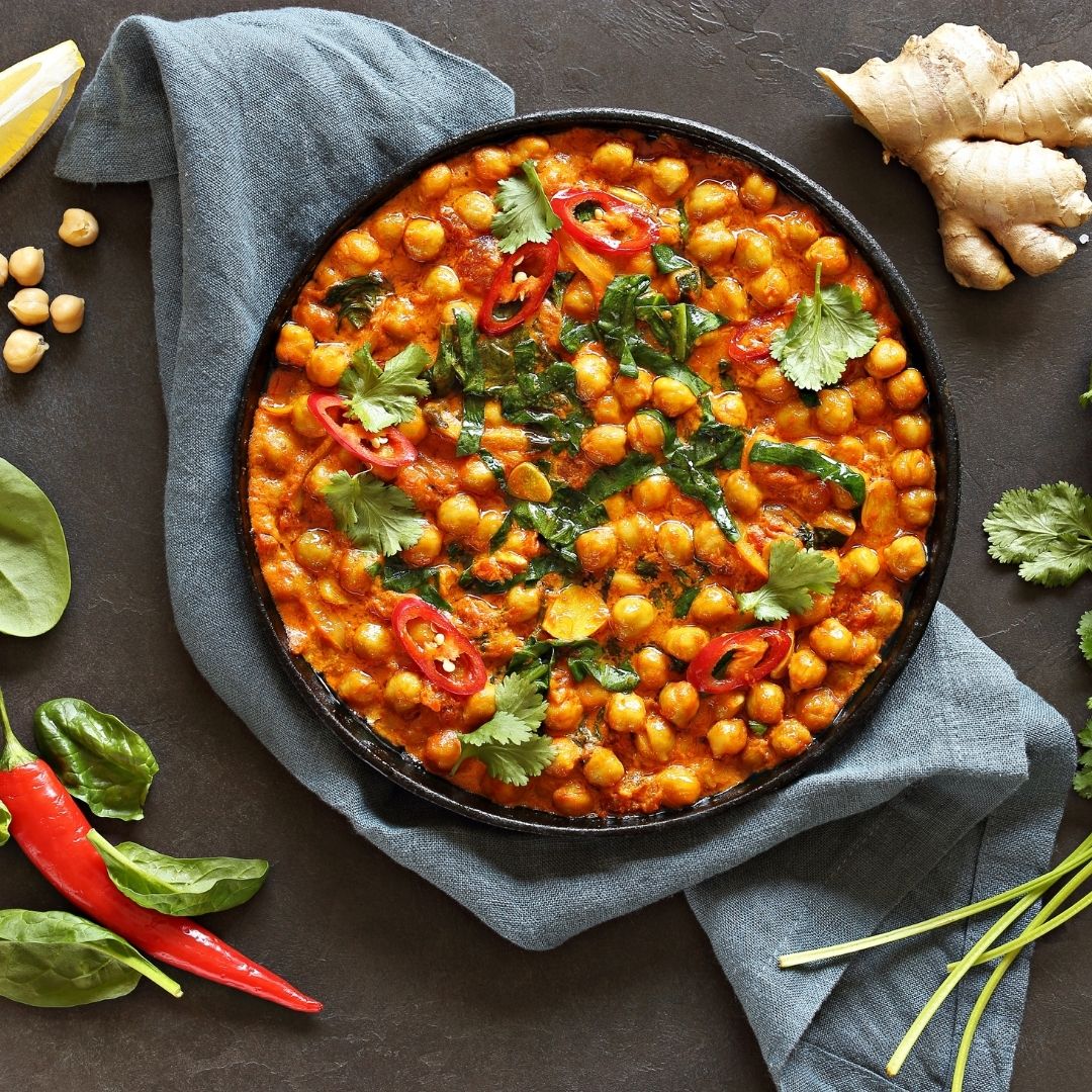 You are currently viewing Spicy Chickpea and Spinach Stew Recipe