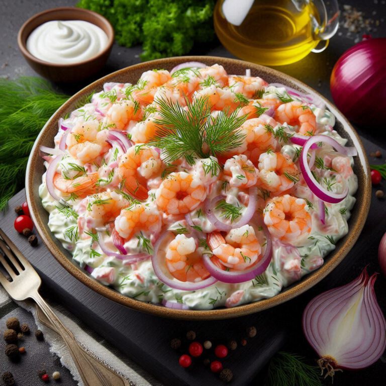 Read more about the article Skagenröra (Swedish Shrimp Salad) Recipe