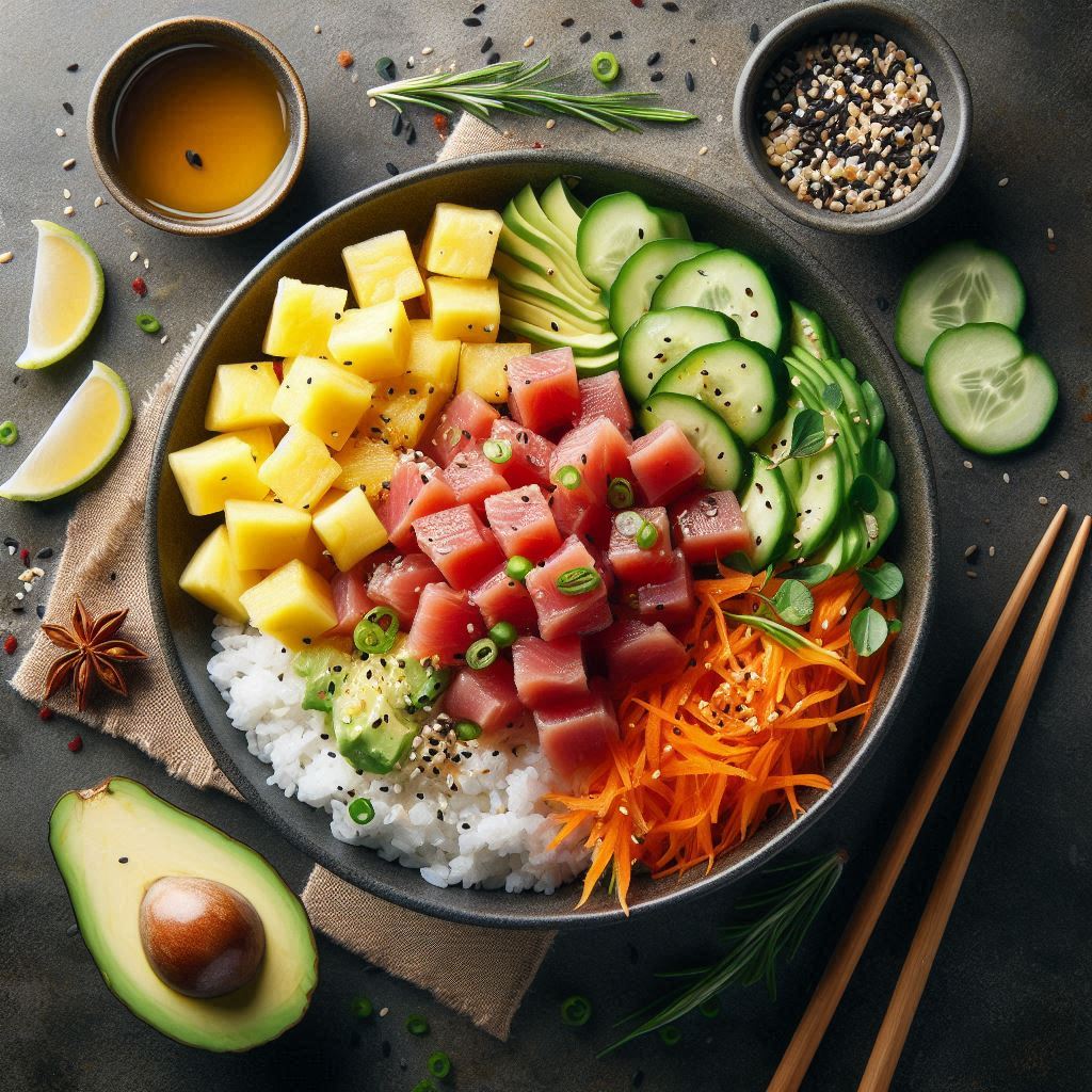 You are currently viewing Ahi Tuna and Pineapple Bowl Recipe